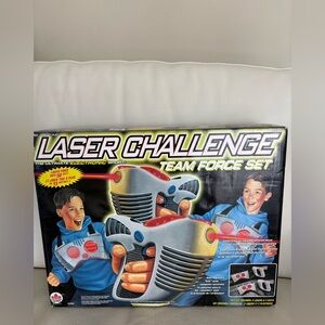 Vintage ToyMax Laser Challenge Team Force Set 1998